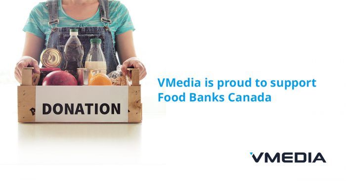 VMedia is Proud to Support Food Banks Canada!