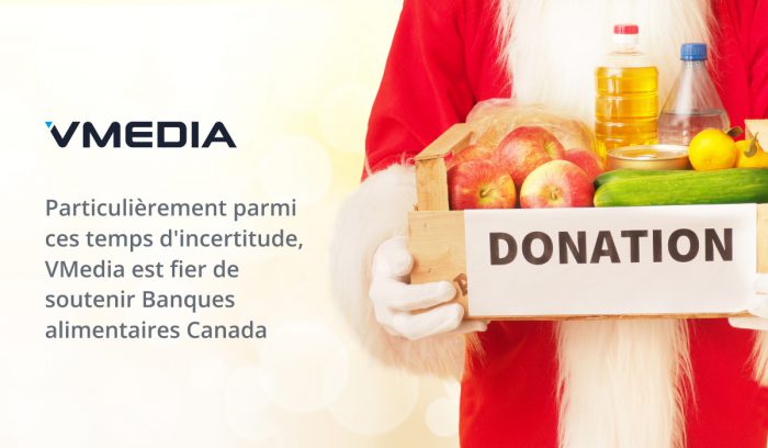 VMedia is Proud to Support Food Banks Canada