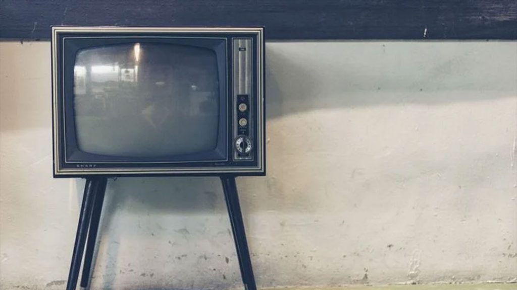 A vintage TV
