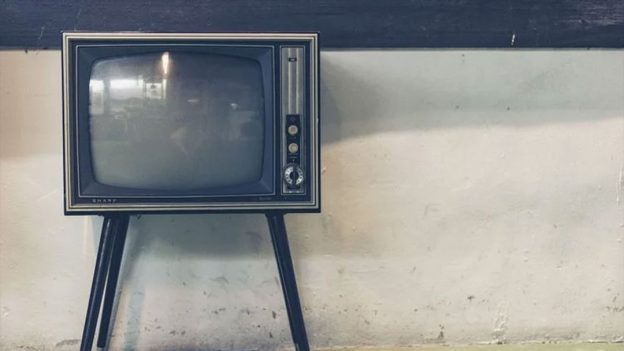 A vintage TV