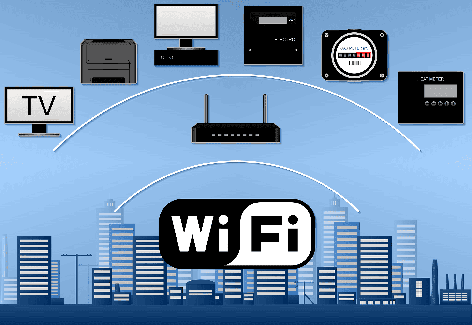 graphic showing Wi-Fi hardware