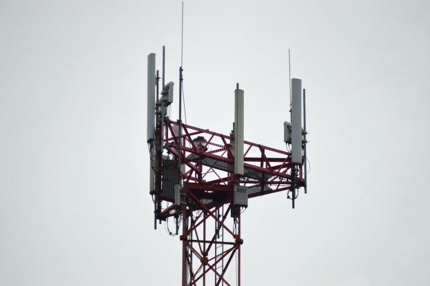 top of a Wi-Fi tower