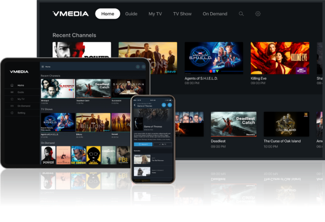 Regardez VMedia TV sur vos appareils !