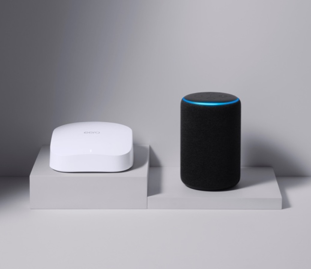 Get the eero 6 device with a built-in smart home hub