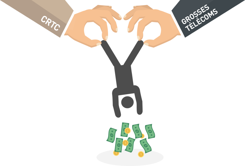 Dites non à l’extorsion du CRTC et des grosses compagnies télécoms!