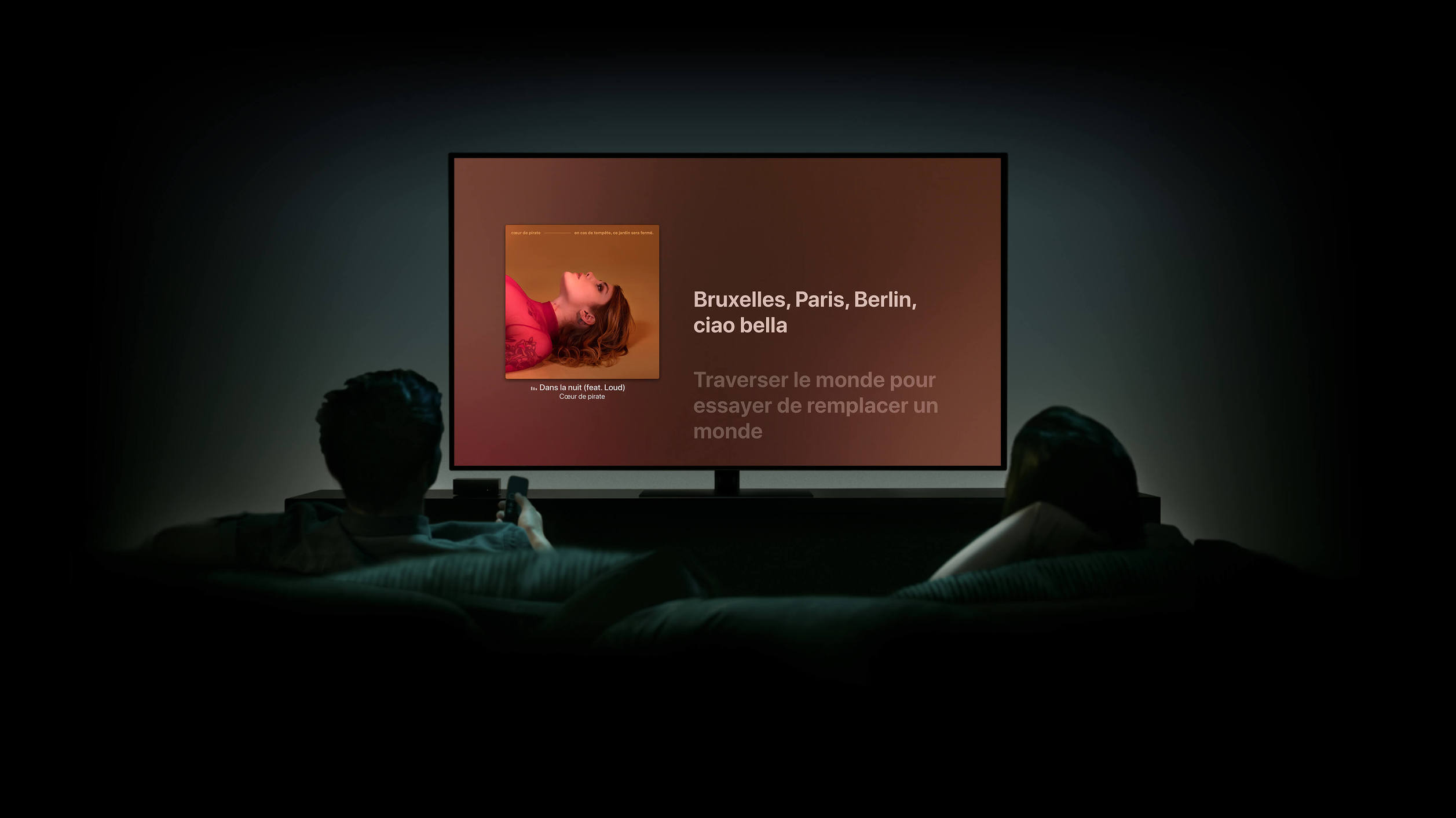 Vos photos, vos vidéos et votre musique<br> passent à la télé.