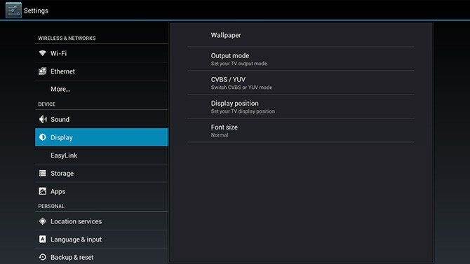 Display Settings