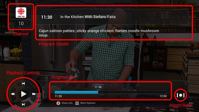 When watching a show, you  can enter a channel number on the remote and it will switch immediately to that  channel.