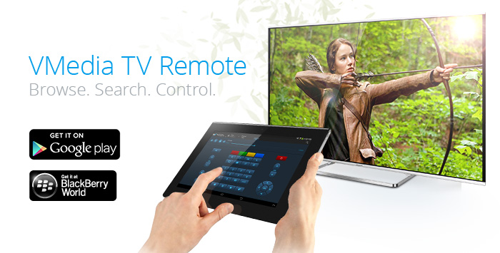 VMedia TV Launches Remote App.