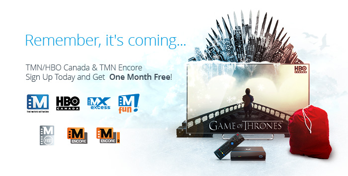 One Month Free of TMN, HBO Canada &#038; TMN Encore