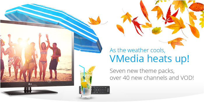 VMedia TV &#8211; 40 New Channels and VOD!
